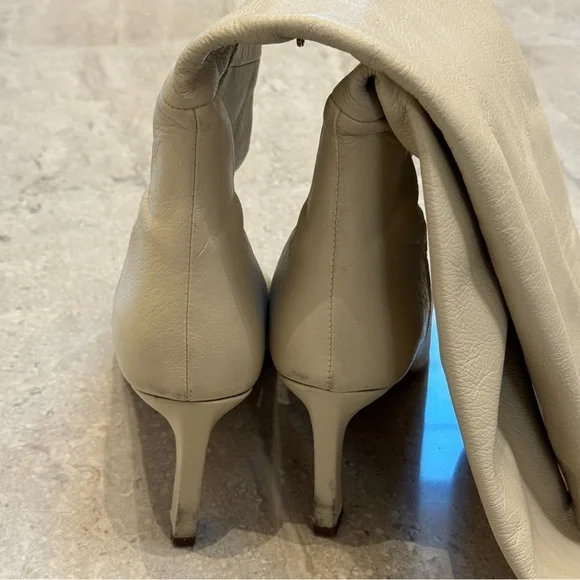 L'INTERVALLE Cream Knee-High Boots - Picture 4 of 11